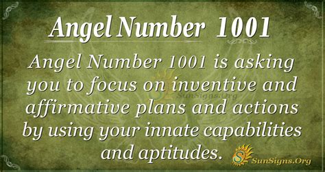 angel number 1001|Angel Number 1001 Meaning – Personal Development